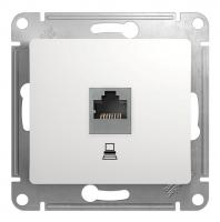 Розетка RJ45 Schneider Electric Glossa белая