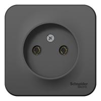 Розетка Schneider Electric Blanca без заземления антрацит